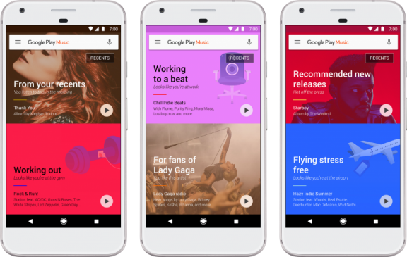 Google presenta nueva aplicación para los amantes del podcast… Google Play Music 576x365