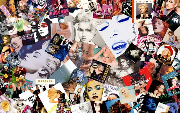 Madonna de pelo corto y negro en el avance de su nuevo disco… Collage 584x365