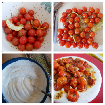 Tomates Cherry asados con salsa de yogur: Receta fácil y saludable... Asa4 365x365